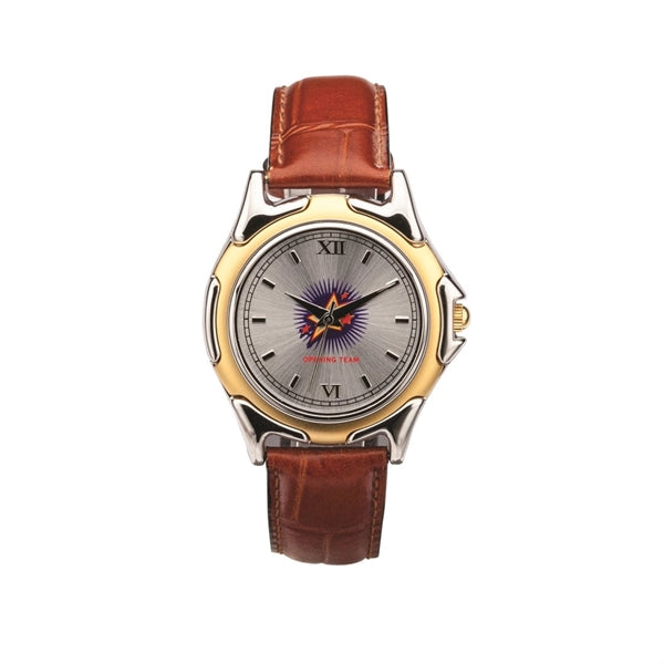 The St Tropez Watch - Mens - Brown Band