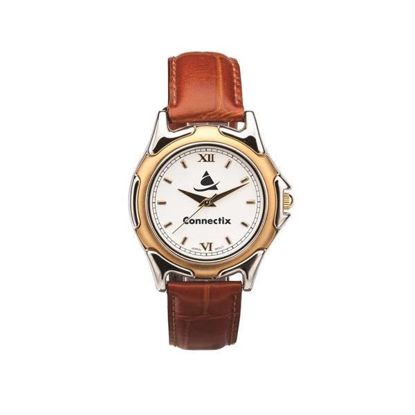 The St Tropez Watch - Mens - Brown Band