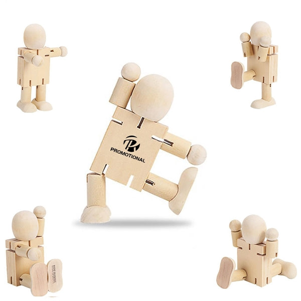Handcraft Wooden Robot Toy