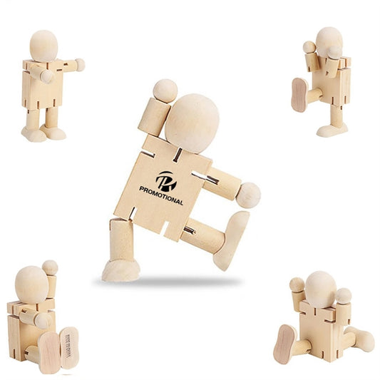 Handcraft Wooden Robot Toy