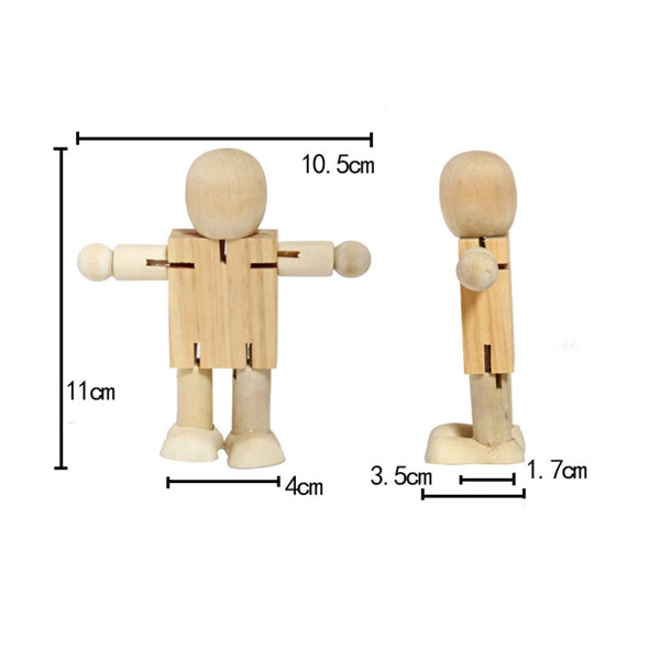 Handcraft Wooden Robot Toy
