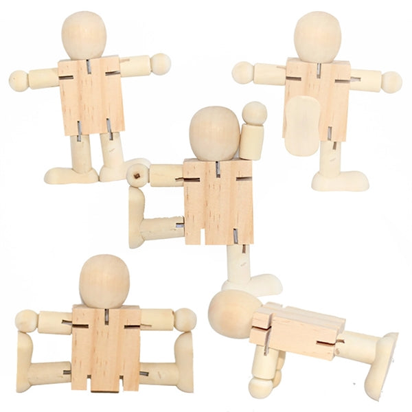 Handcraft Wooden Robot Toy