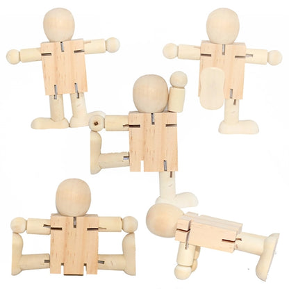 Handcraft Wooden Robot Toy