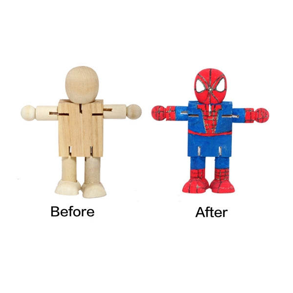 Handcraft Wooden Robot Toy