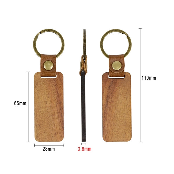 Custom Wood Keychain