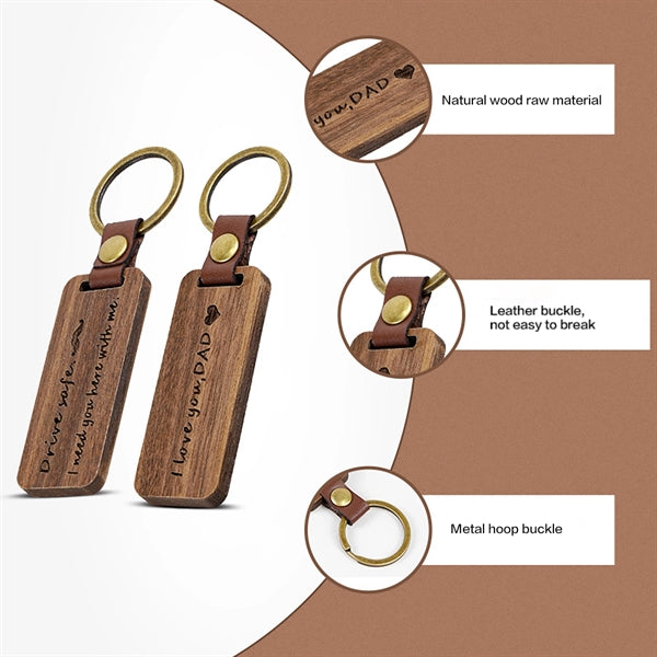 Custom Wood Keychain