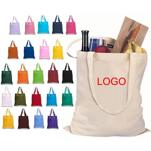 Custom logo/size Soft canvas grocery bag