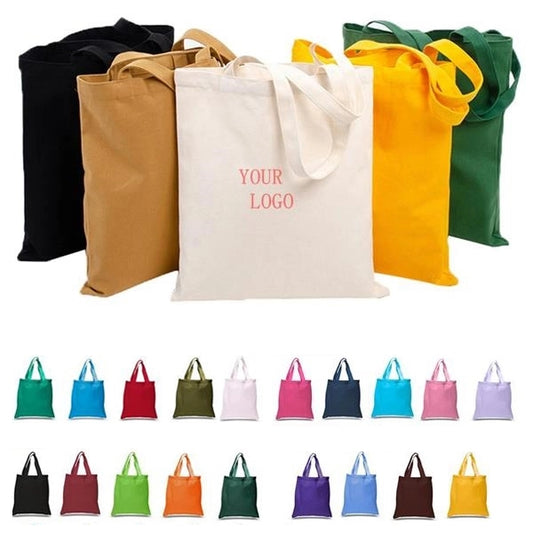 Custom logo/size Soft canvas handbag