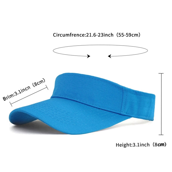 Cotton Twill Washed Visor