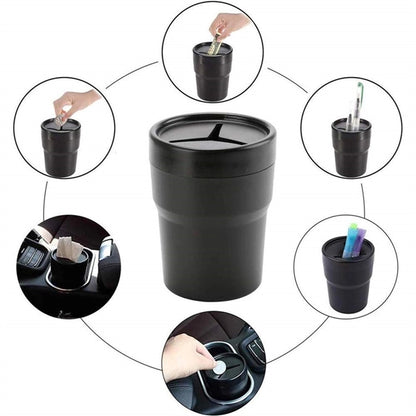Car Trash Can with Lid