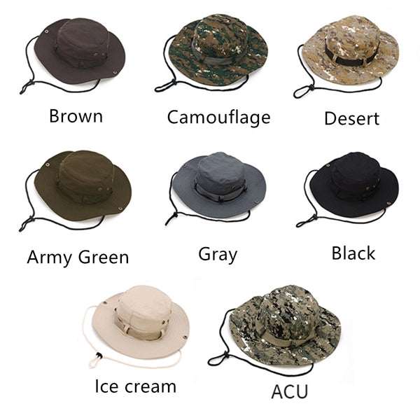 Wide Brim UV Protection Fisherman Bucket Hat