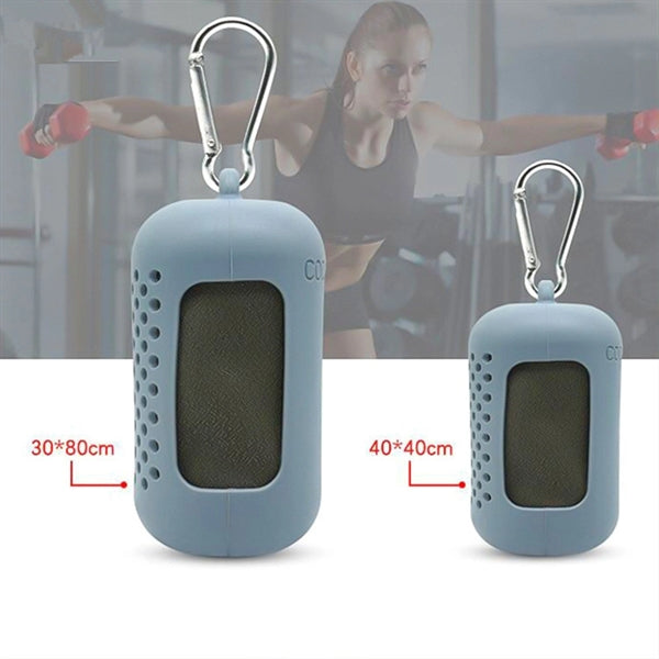 Mini Travel Sports Workout Cooling Sweat Towels with Box