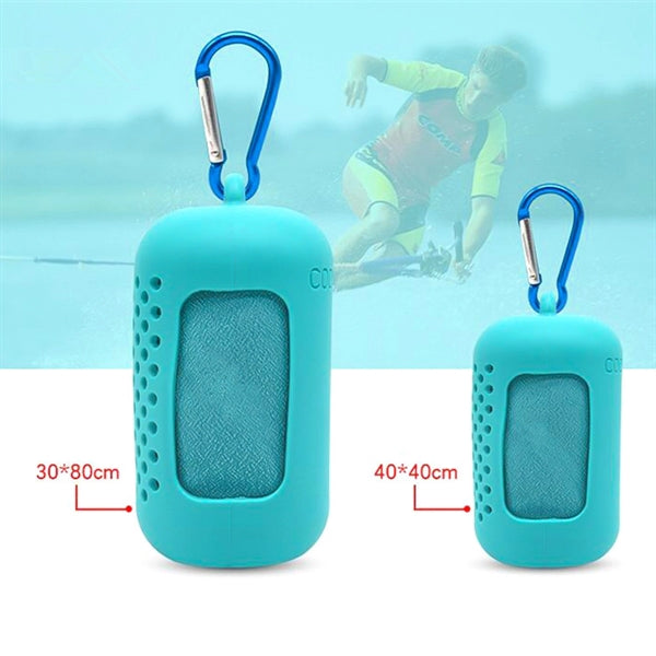 Mini Travel Sports Workout Cooling Sweat Towels with Box