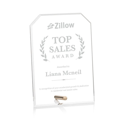 Polaris Clipped Rectangle Award - Gold