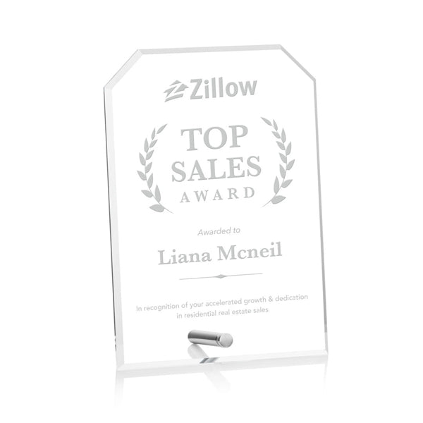 Polaris Clipped Rectangle Award - Silver