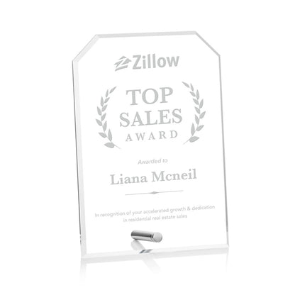Polaris Clipped Rectangle Award - Silver