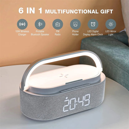 Digital Alarm Clock Wireless Speaker