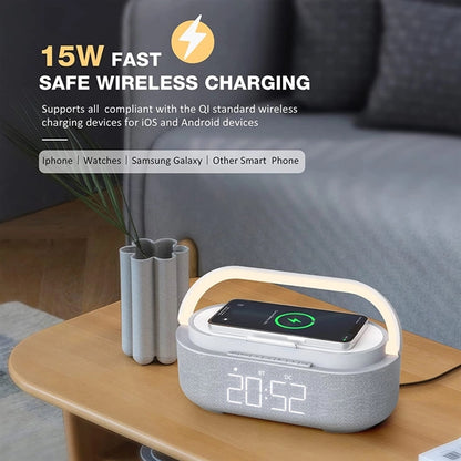 Digital Alarm Clock Wireless Speaker
