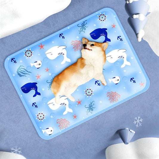Upgraded  Pet Cooling Mat For Dogs Cats  ice pad Car Seats