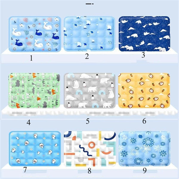 Upgraded  Pet Cooling Mat For Dogs Cats  ice pad Car Seats