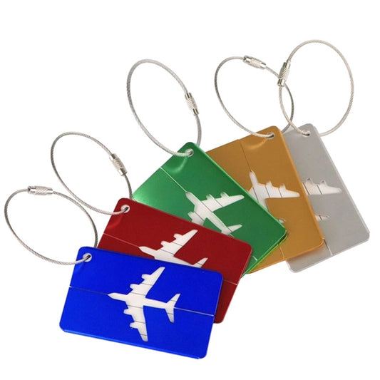 Baggage Tags Card Holders with Stainless Steel Loops