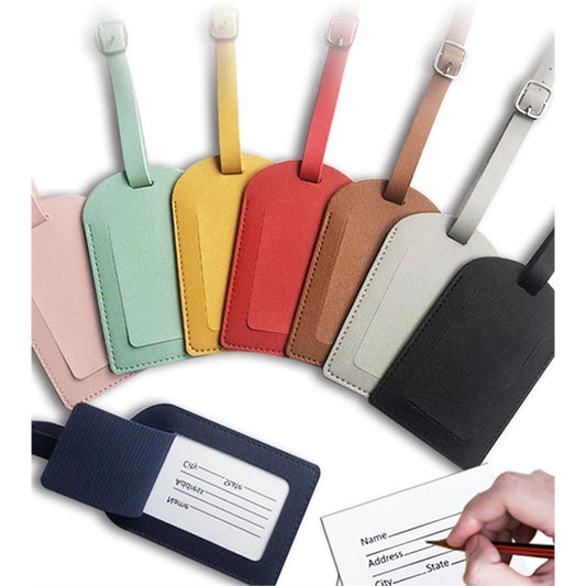 PU Leather Luggage Tag
