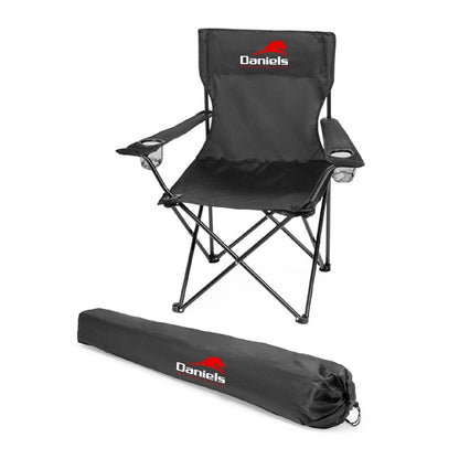 Portable Folding Chair w/ Cup Holders&Carry Bag,Holds 300lbs