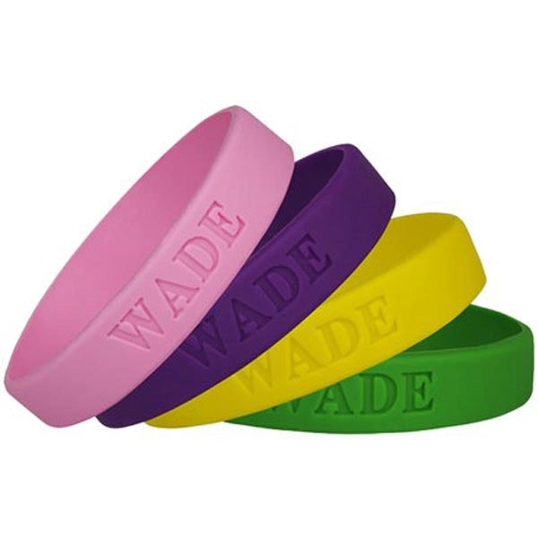 Debossed - 1/2 inch Wristband-HA