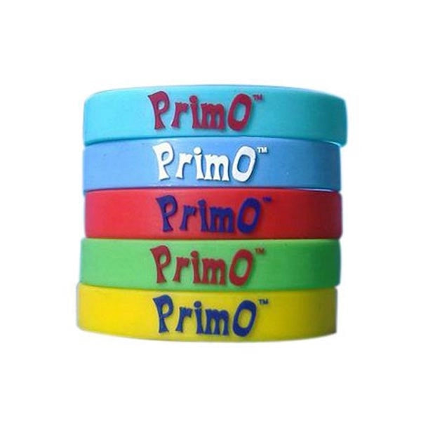 Custom Embossed Printed Silicone Wristbands-H