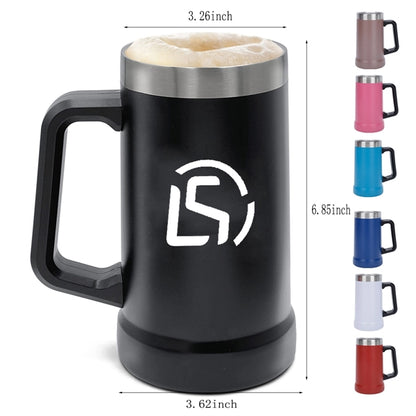 24Oz Stainless Steel Insulated Tumbler Cup With Handle