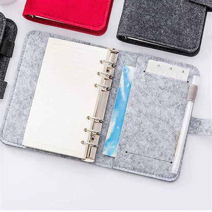 A5 Soft Felt Cover Notebook