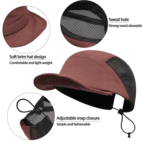 Mesh Short Brim Baseball Cap