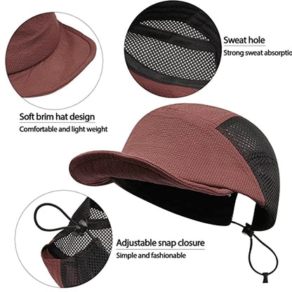 Mesh Short Brim Baseball Cap