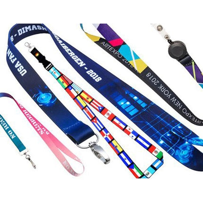 Full Color 3/4 inch Lanyard-B