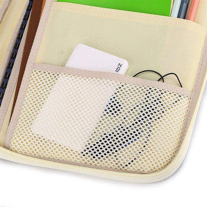 Zippered Travel File Organizer