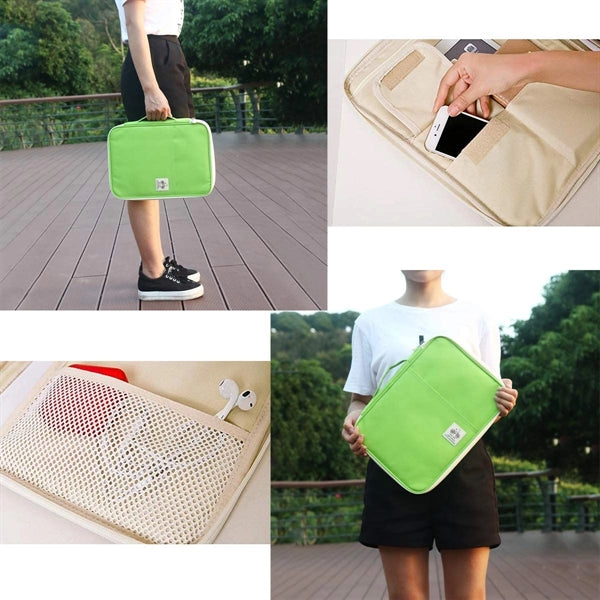 Zippered Travel File Organizer