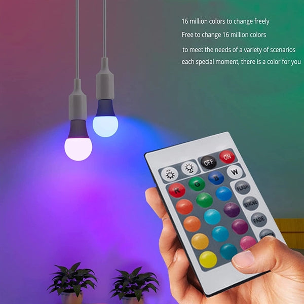 RGB LED Color Changing Bulb