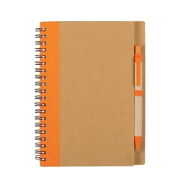 Spiral Notebook with Ballpoint Pen