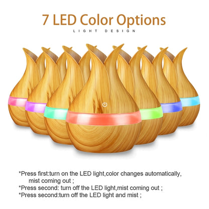 LED Color Changing Aromatherapy Diffuser Humidifier