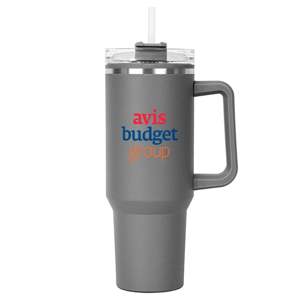 Hippo Lite Mug & Straw Lid with Twist Closure - 40 oz.