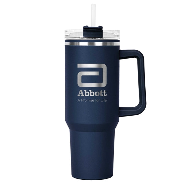 Hippo Lite Mug & Straw Lid with Twist Closure - 40 oz.