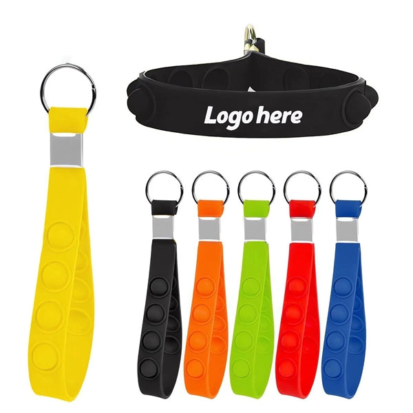 Pop it Silicone Keychain