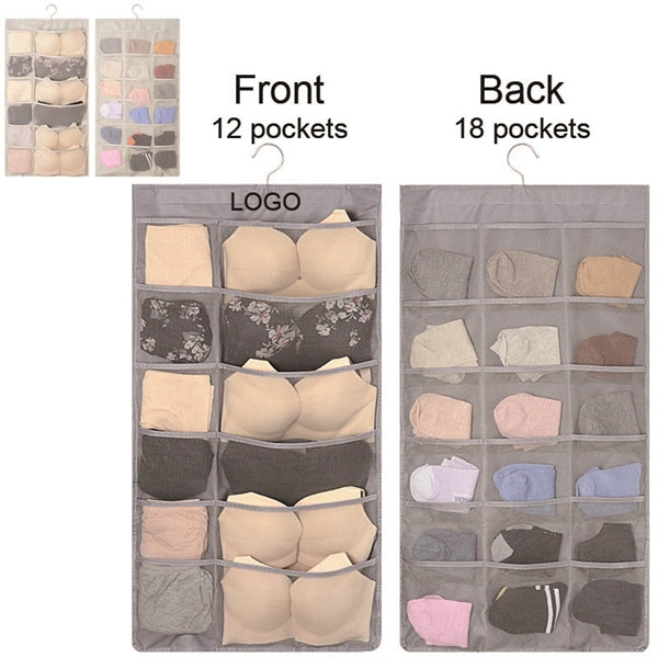 Underwear Socks Storage Double-Sided Hanging Bag