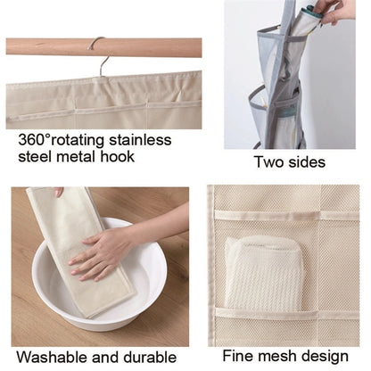 Underwear Socks Storage Double-Sided Hanging Bag