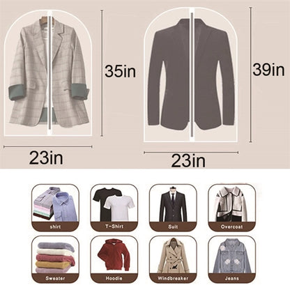 Clear Storage Hanging Garment Bag