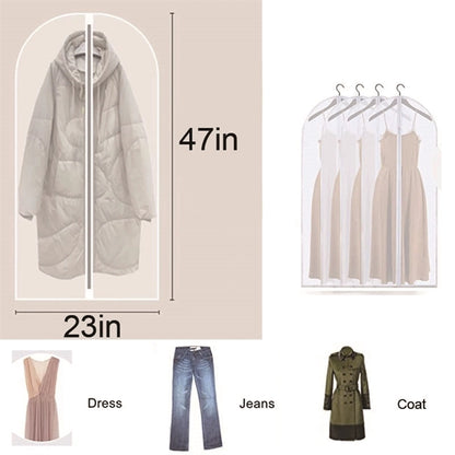 Clear Storage Hanging Garment Bag
