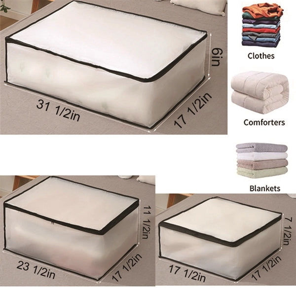 Underbed Translucent Quilt Bag Storage