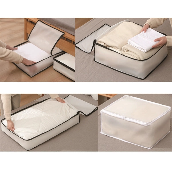 Underbed Translucent Quilt Bag Storage