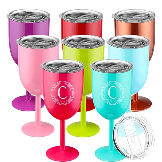 10Oz Stainless Insulated Wine Goblet