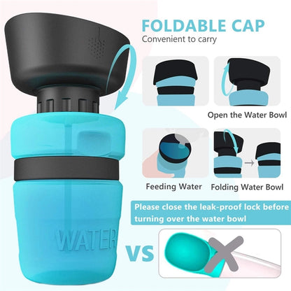 18Oz Leak Proof Pet Watering Bottle